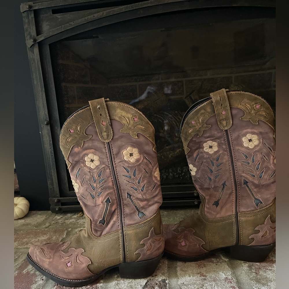 Laredo , leather cowgirl boots